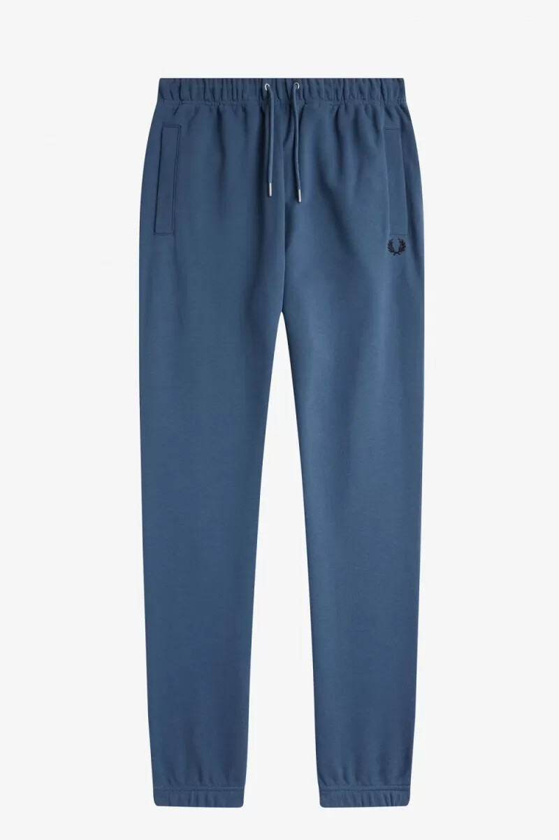 pantaloni da uomo fred perry loopback sweat blu notte
