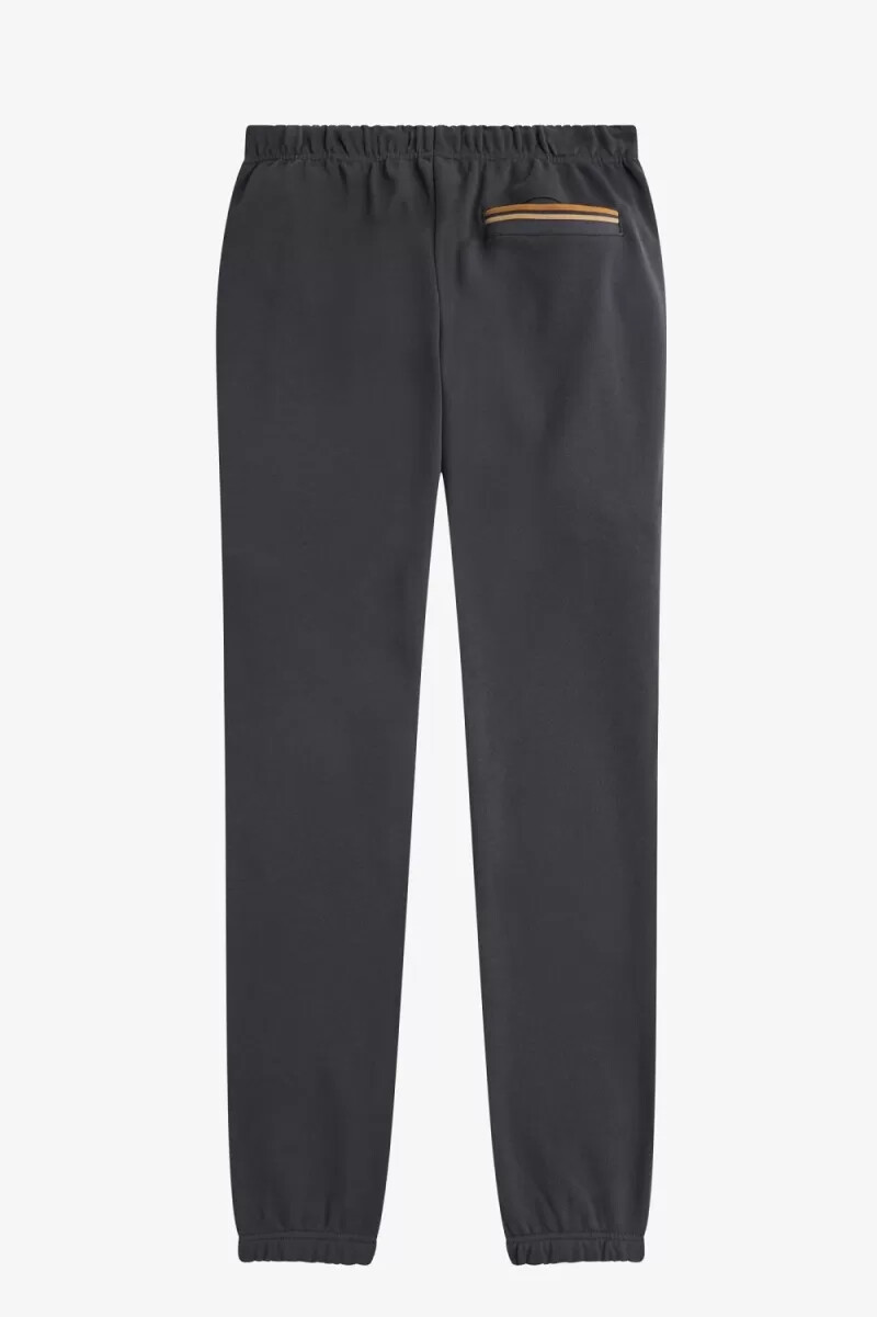 pantaloni da uomo fred perry loopback sweat anchor grey dark coffee