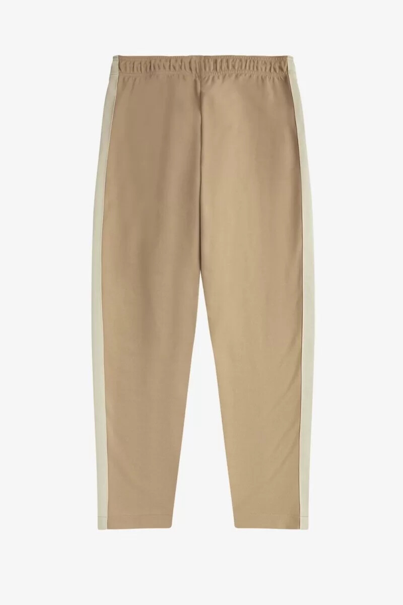 pantaloni da uomo fred perry tape detail track verdi