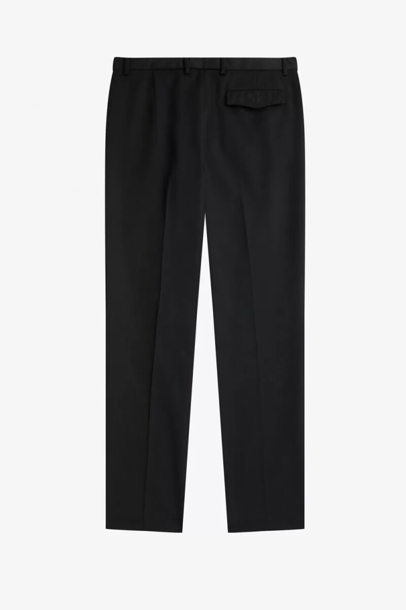 pantaloni da uomo fred perry archive tailored neri