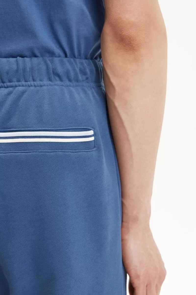 pantaloni da uomo fred perry loopback sweat blu notte chiaro acquamarina