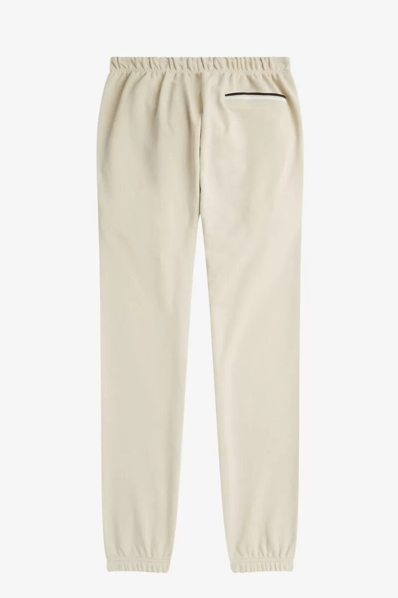 pantaloni da uomo fred perry loopback sweat oatmeal black