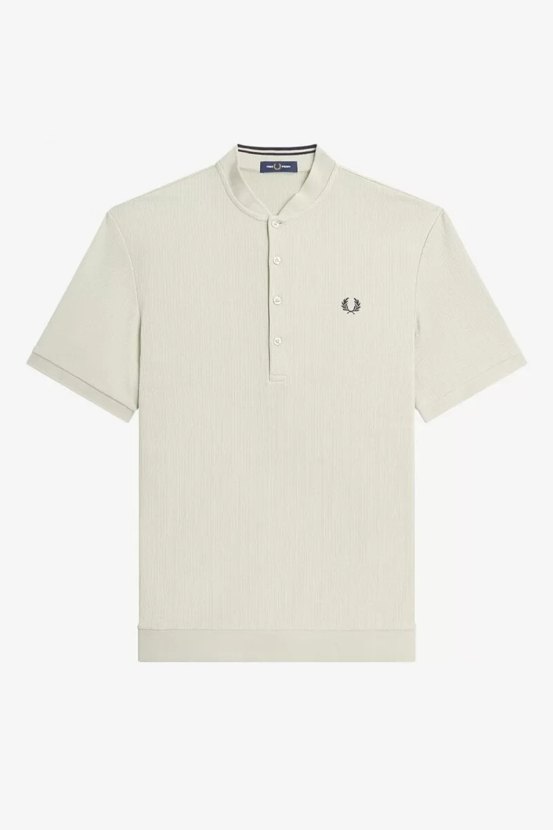 polo da uomo fred perry henley color menta chiaro