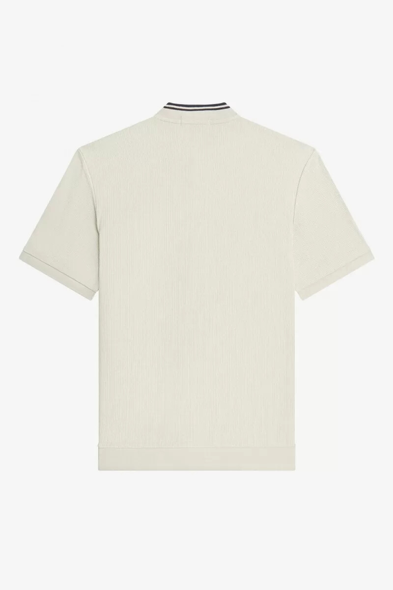 polo da uomo fred perry henley color menta chiaro