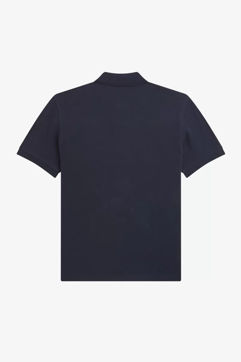 polo da uomo fred perry glitch stripe blu navy