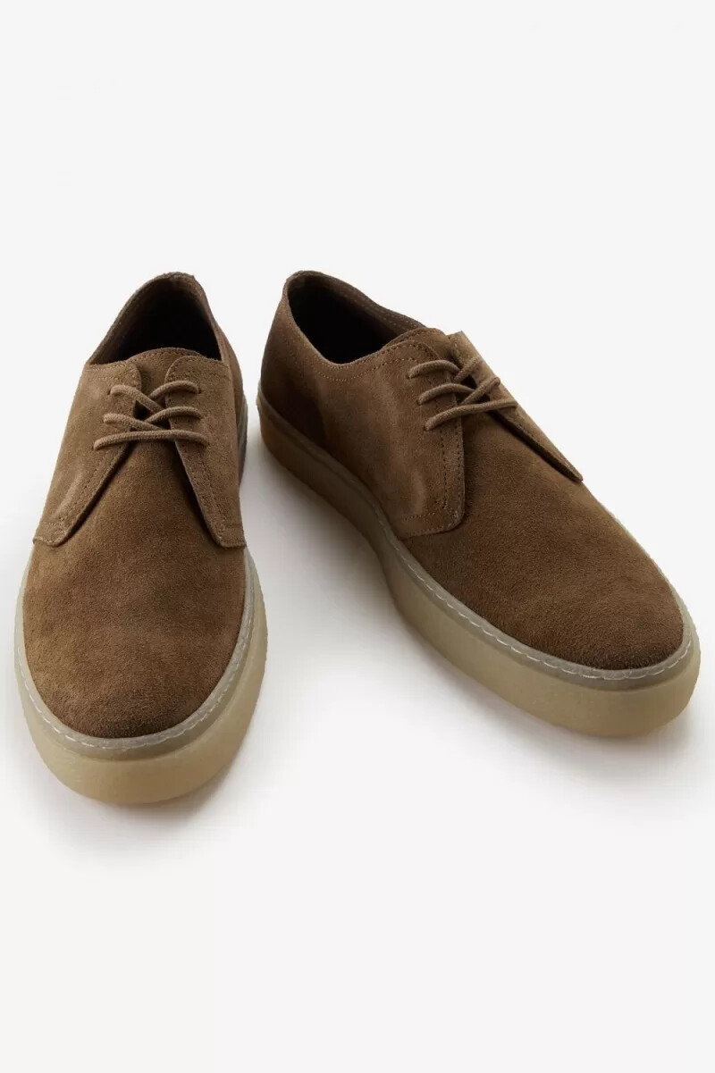 fred perry linden scarpe da ginnastica da uomo marroni