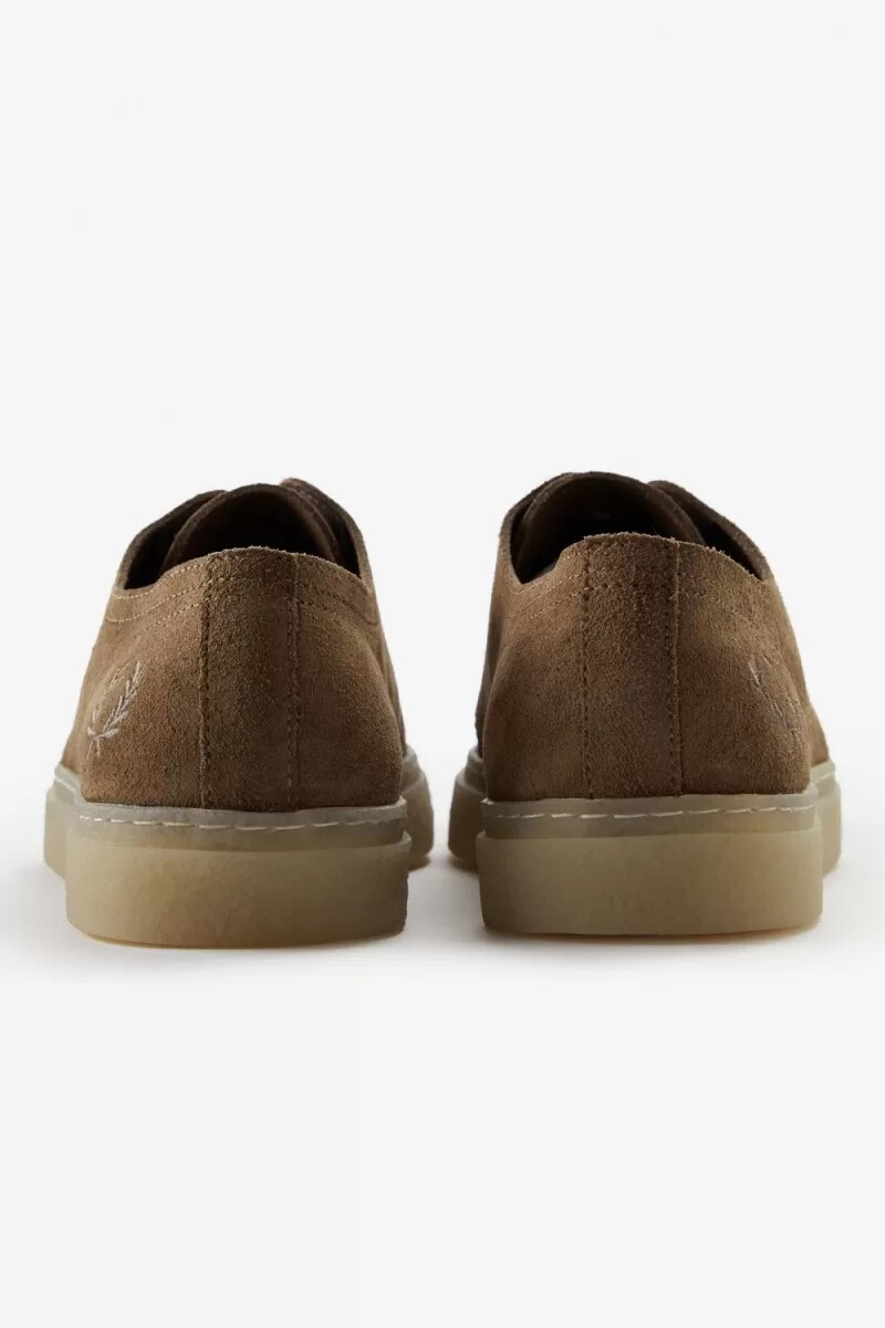fred perry linden scarpe da ginnastica da uomo marroni