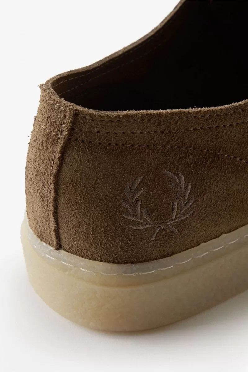 fred perry linden scarpe da ginnastica da uomo marroni