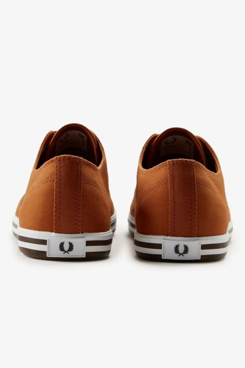 fred perry kingston scarpe da ginnastica da uomo marroni