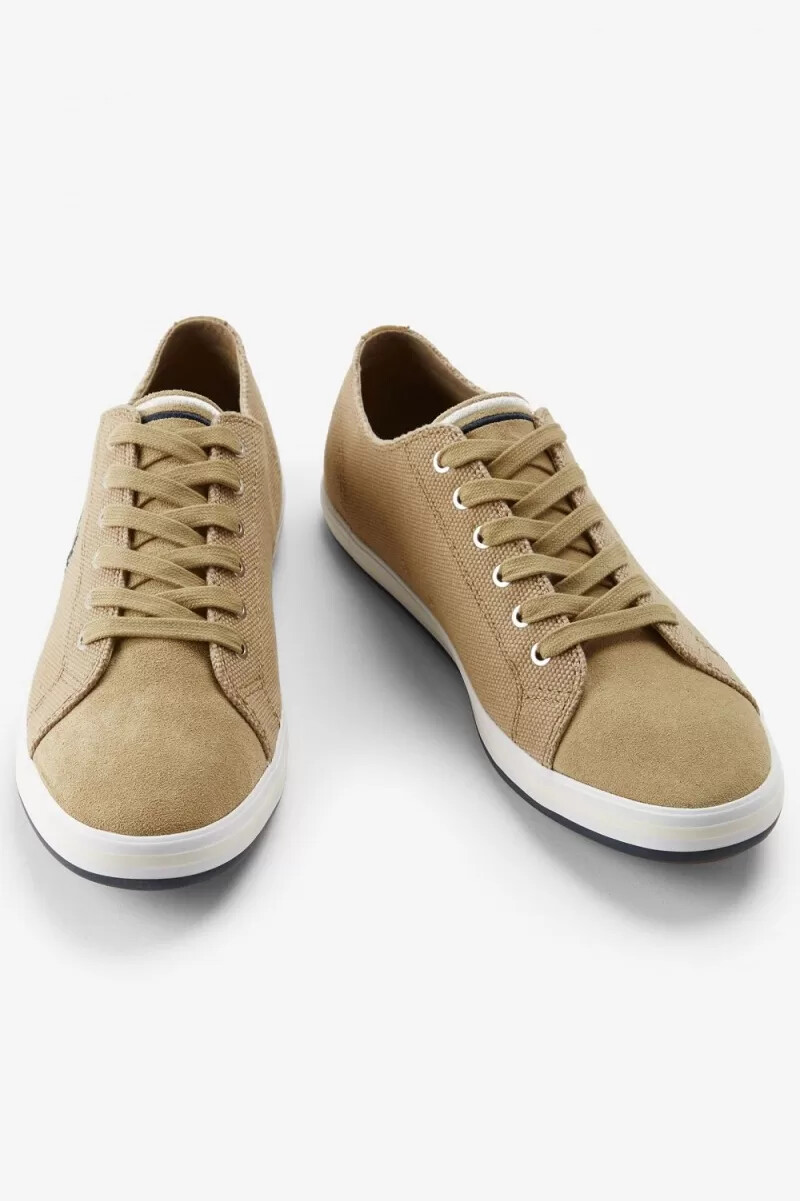 fred perry kingston scarpe da ginnastica da uomo verdi
