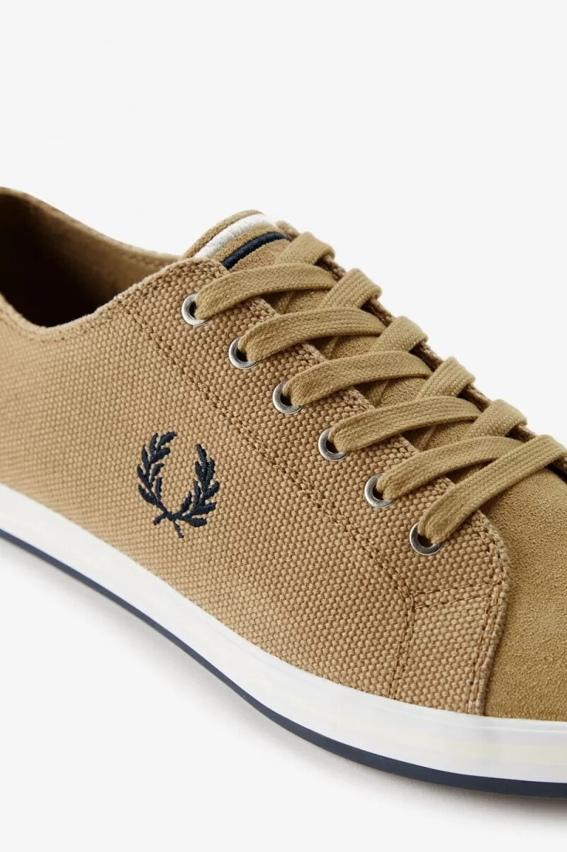 fred perry kingston scarpe da ginnastica da uomo verdi