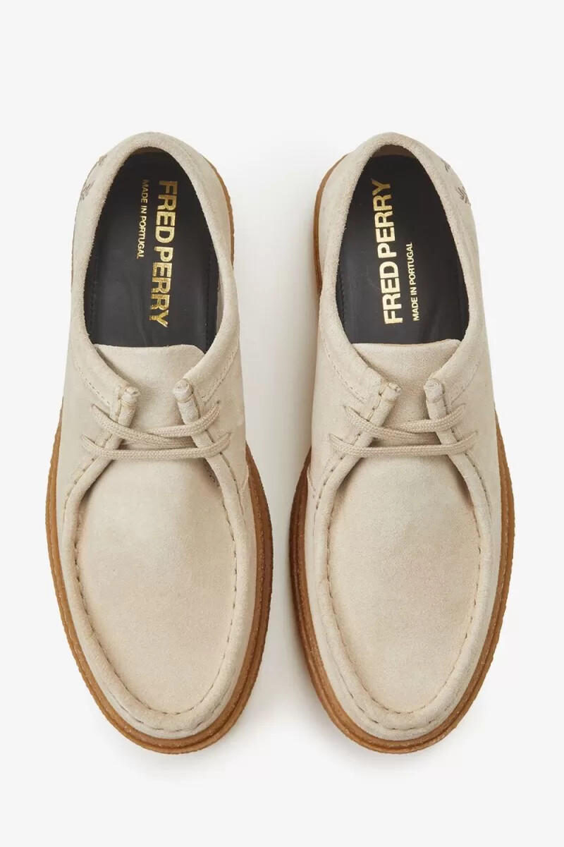 fred perry low dawson scarpe da ginnastica da uomo color avena