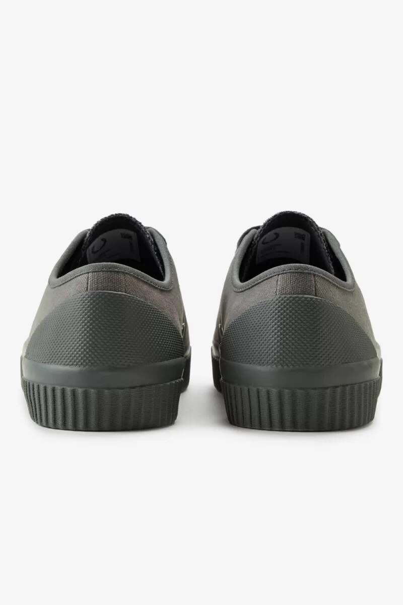 fred perry low hughes scarpe da ginnastica da uomo field green warm grey