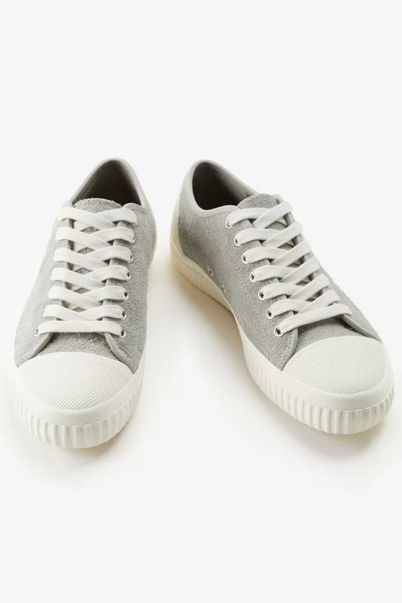 fred perry hughes low scarpe da ginnastica da uomo grigie