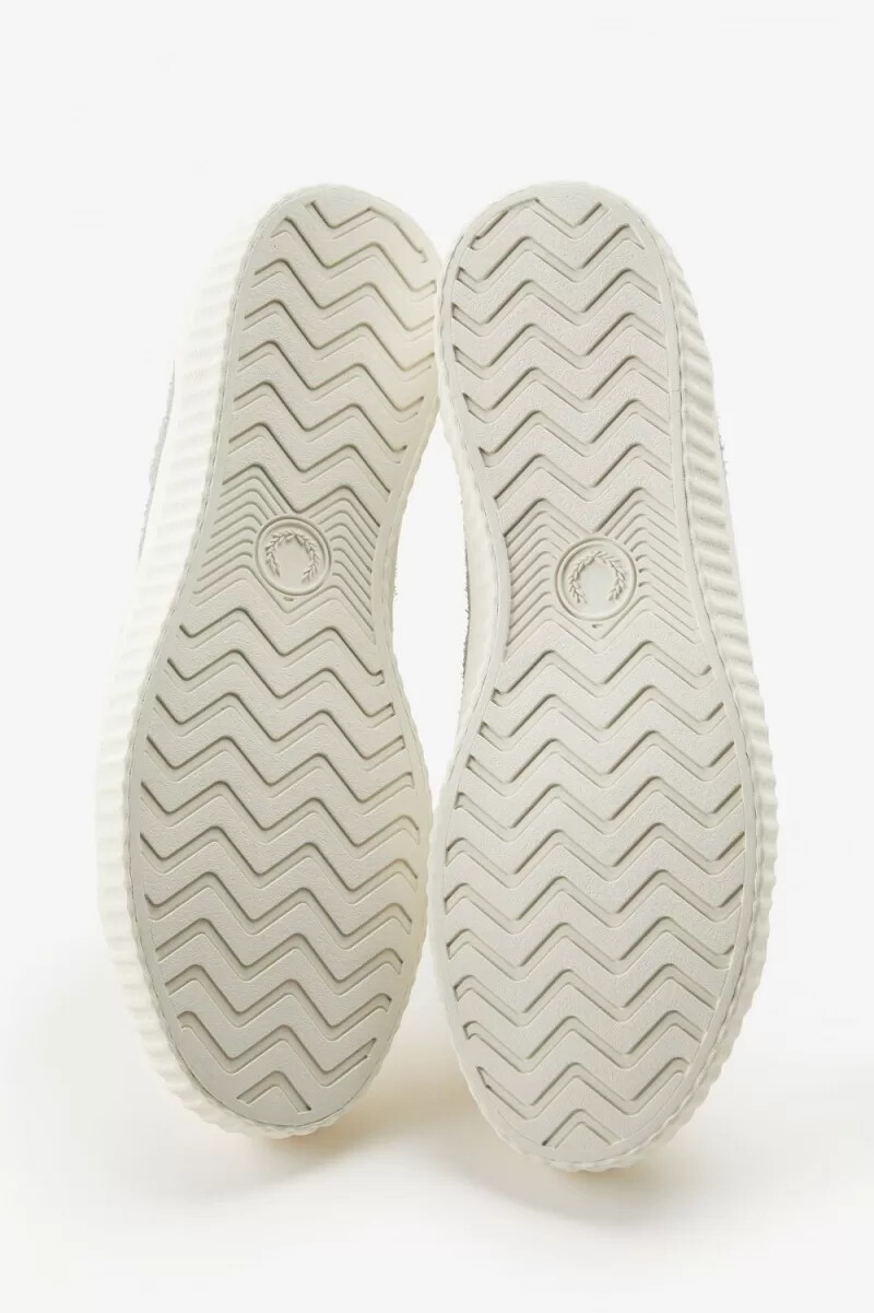 fred perry hughes low scarpe da ginnastica da uomo grigie