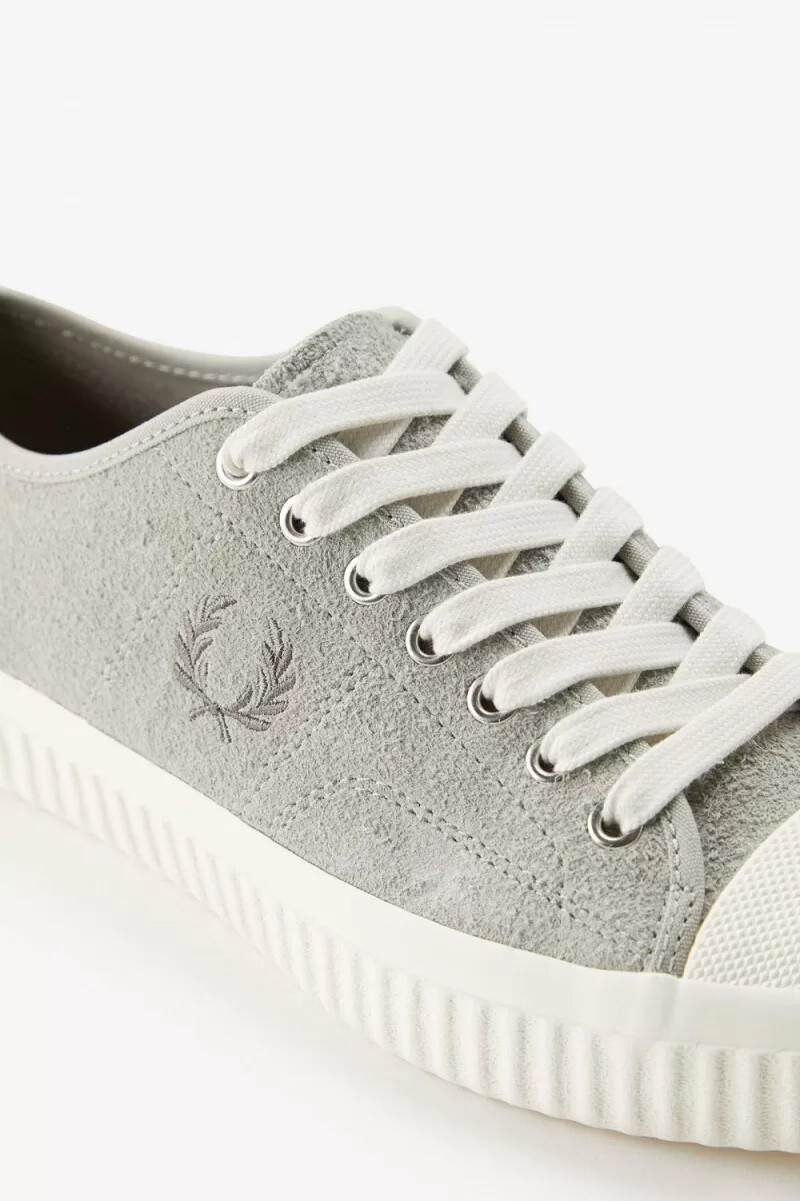 fred perry hughes low scarpe da ginnastica da uomo grigie