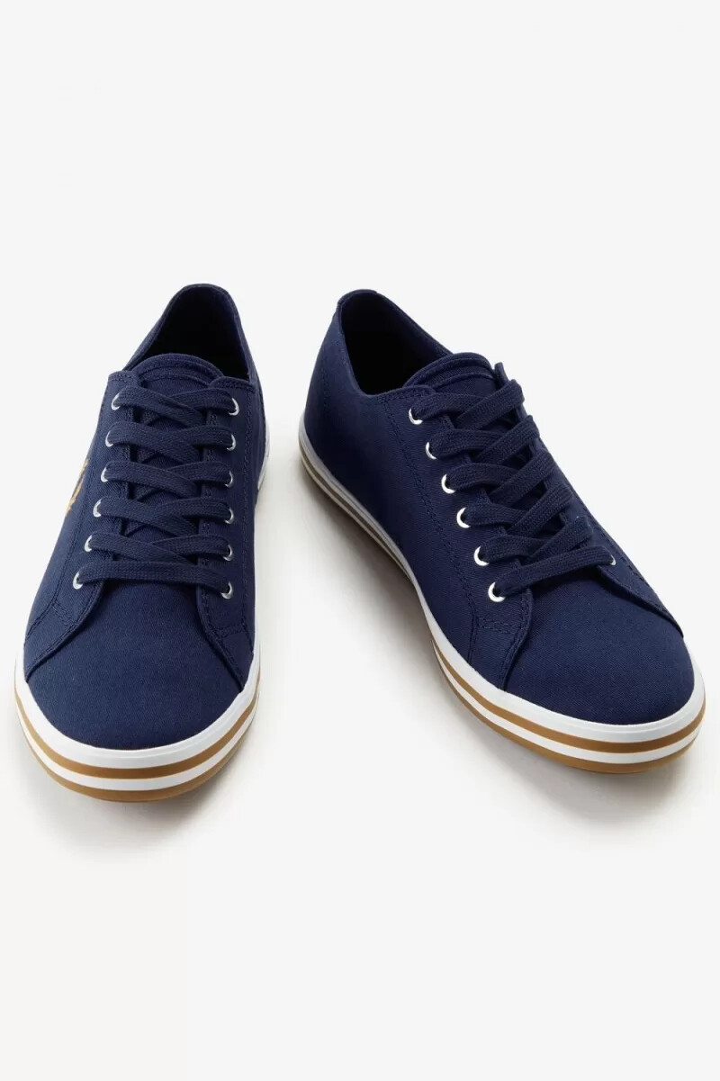 fred perry kingston scarpe da ginnastica da uomo blu navy francese