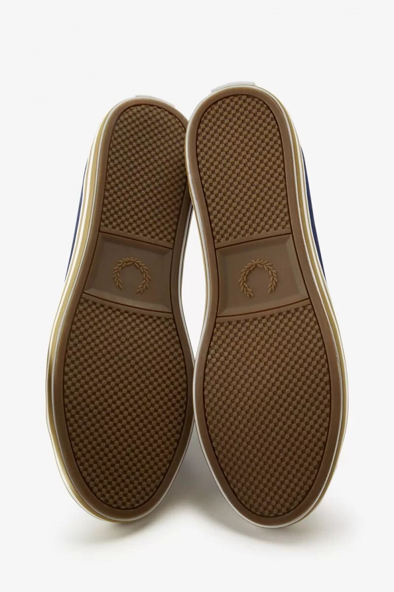 fred perry kingston scarpe da ginnastica da uomo blu navy francese
