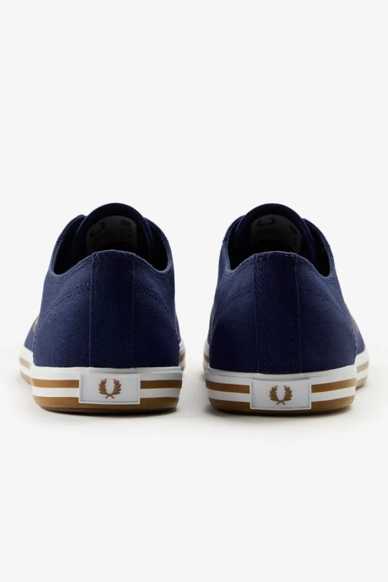 fred perry kingston scarpe da ginnastica da uomo blu navy francese