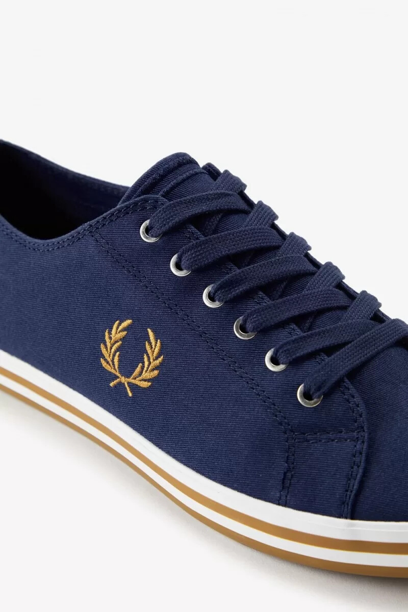 fred perry kingston scarpe da ginnastica da uomo blu navy francese