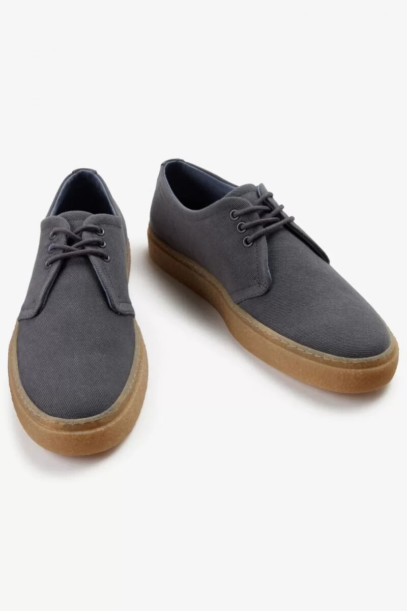 fred perry linden scarpe da ginnastica da uomo color carbone