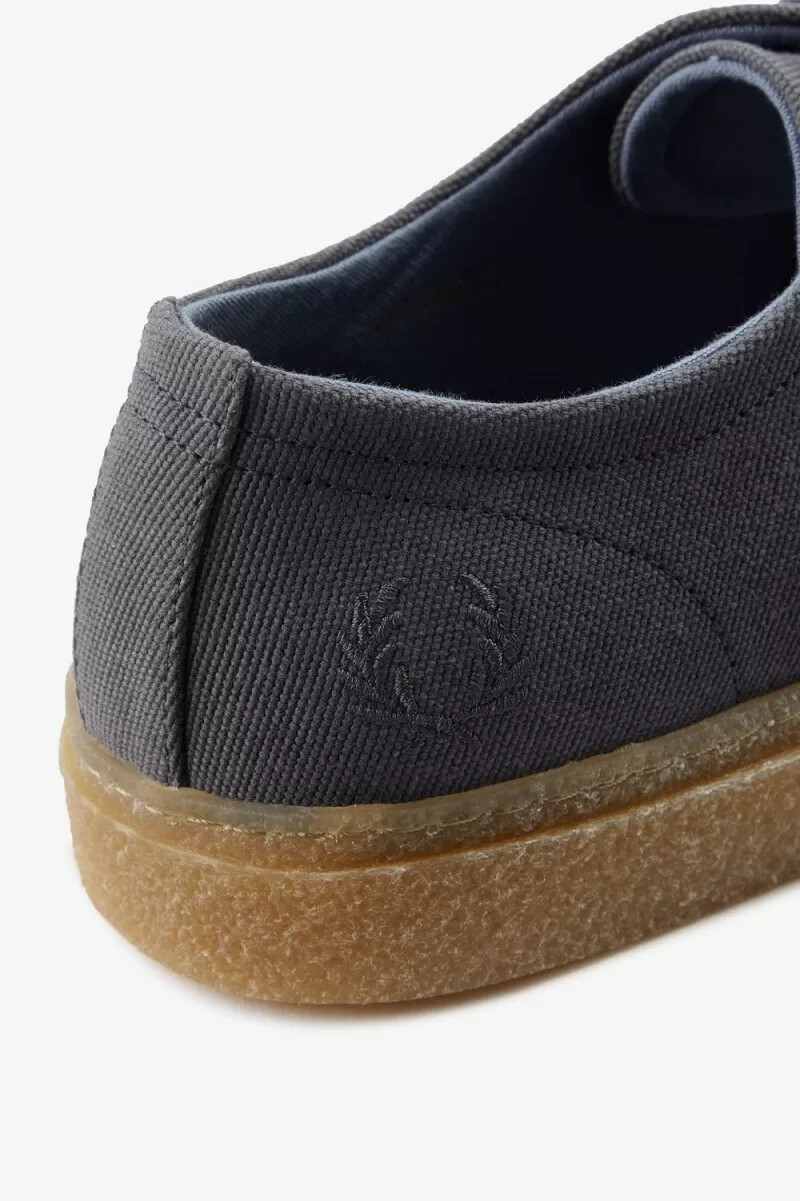 fred perry linden scarpe da ginnastica da uomo color carbone