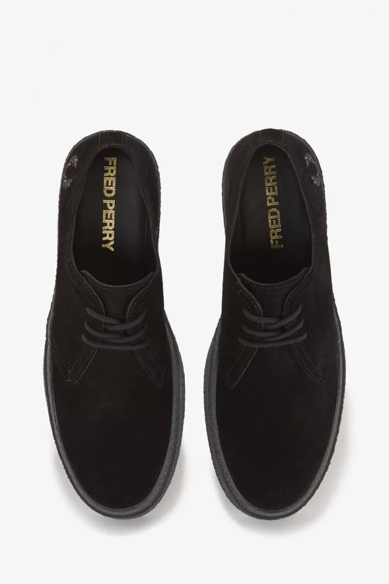 fred perry linden scarpe da ginnastica da uomo nere