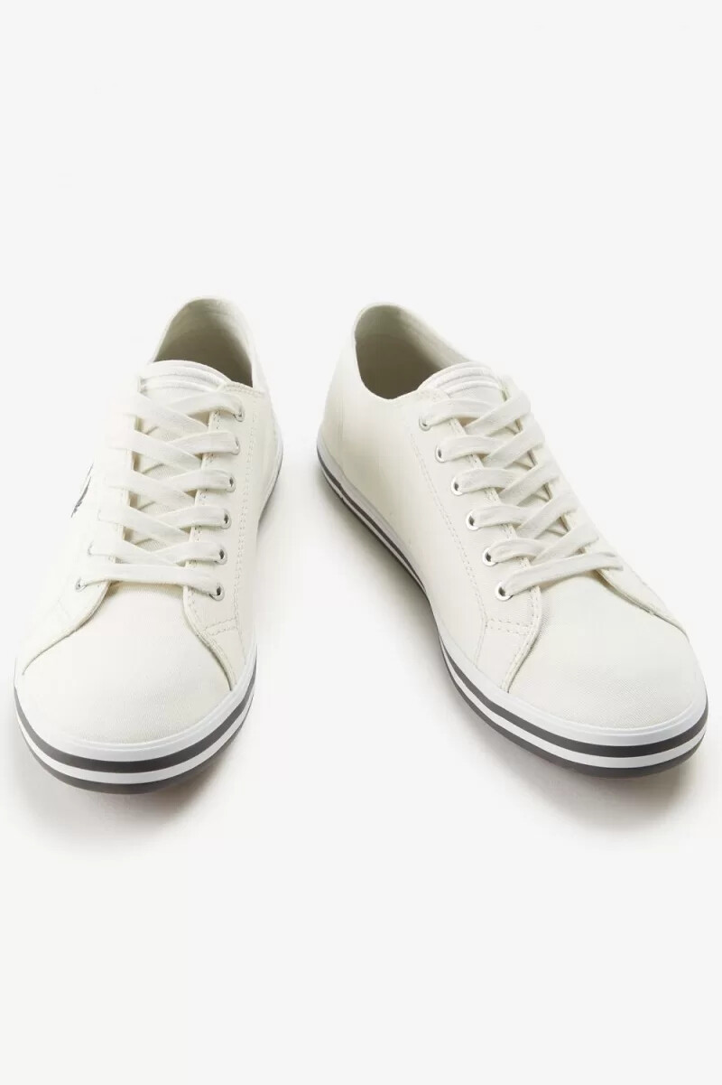 fred perry kingston scarpe da ginnastica da uomo bianche come la neve