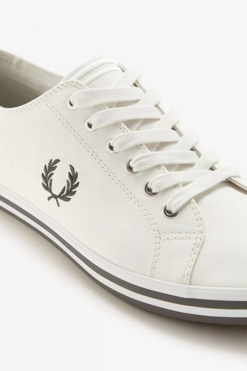 fred perry kingston scarpe da ginnastica da uomo bianche come la neve