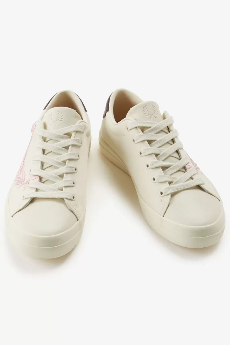 scarpe da tennis da donna fred perry lottie beige