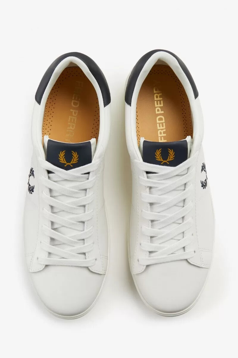 scarpe da tennis da donna fred perry spencer color avorio
