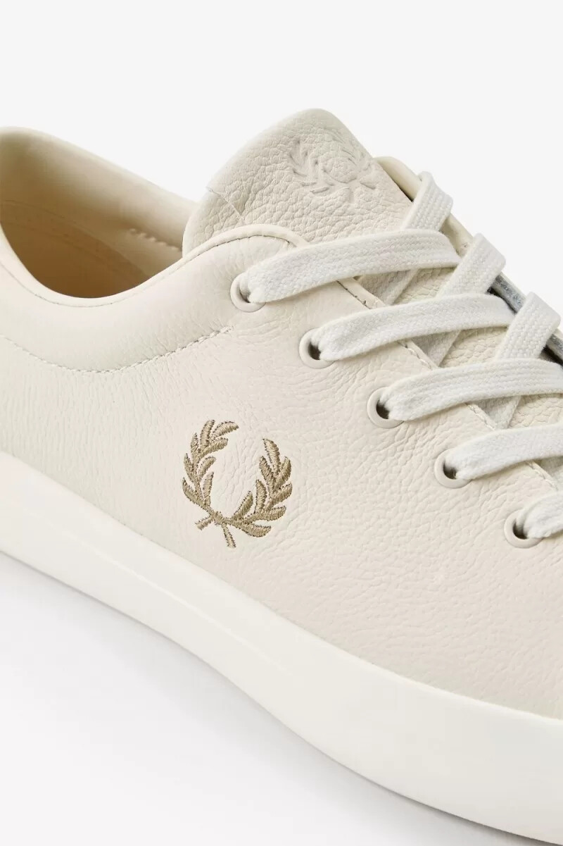 scarpe da tennis da donna fred perry lottie beige verde