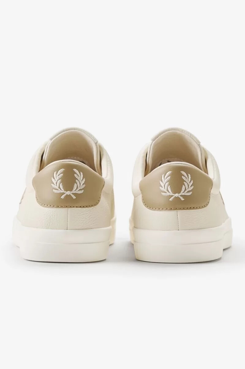 scarpe da tennis da donna fred perry lottie beige verde