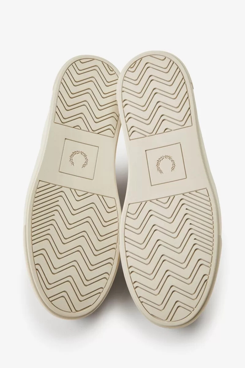 scarpe da tennis da uomo fred perry b71 color avena e oro