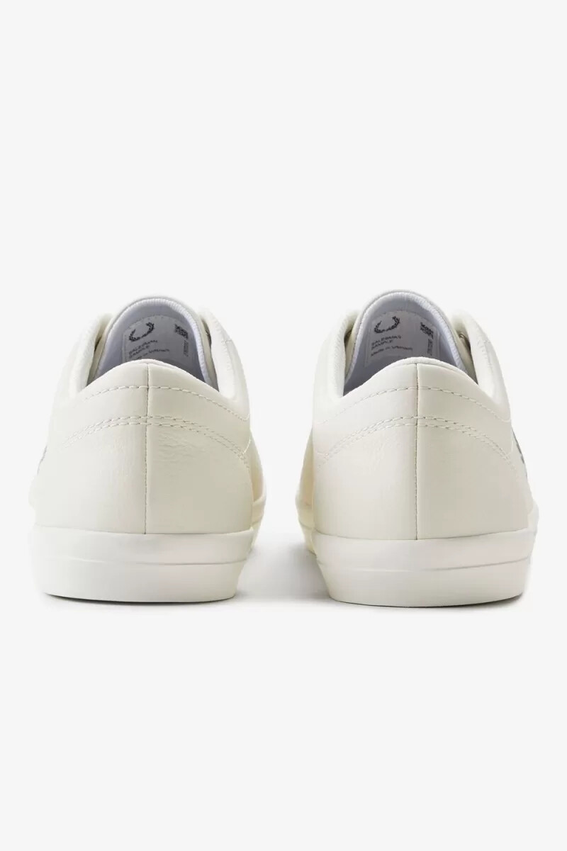 scarpe da tennis da uomo fred perry baseline color avorio e grigio caldo