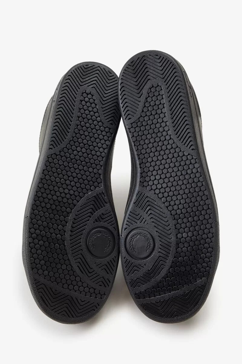 scarpe da tennis da uomo fred perry b721 nere e verdi