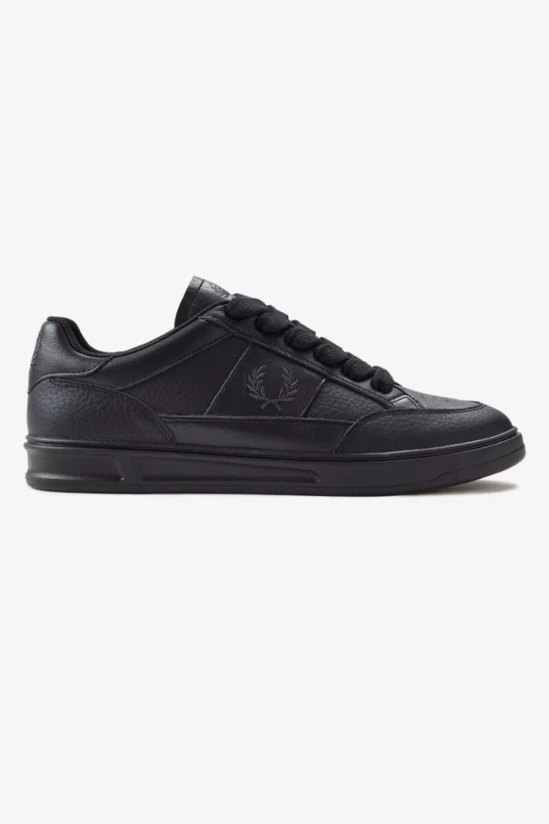 scarpe da tennis da uomo fred perry b440 nere e grigie