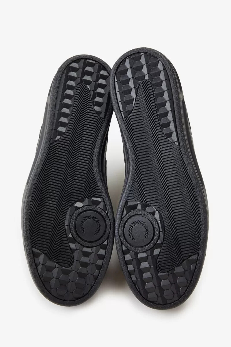 scarpe da tennis da uomo fred perry b440 nere e grigie