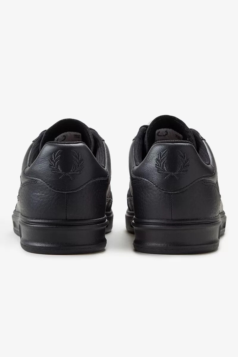 scarpe da tennis da uomo fred perry b440 nere e grigie