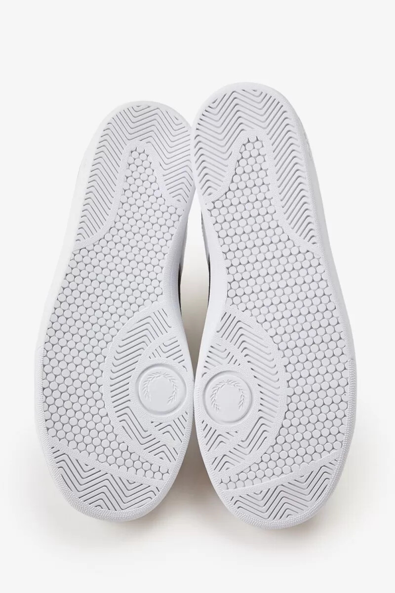 scarpe da tennis da uomo fred perry b721 bianche e grigio caldo