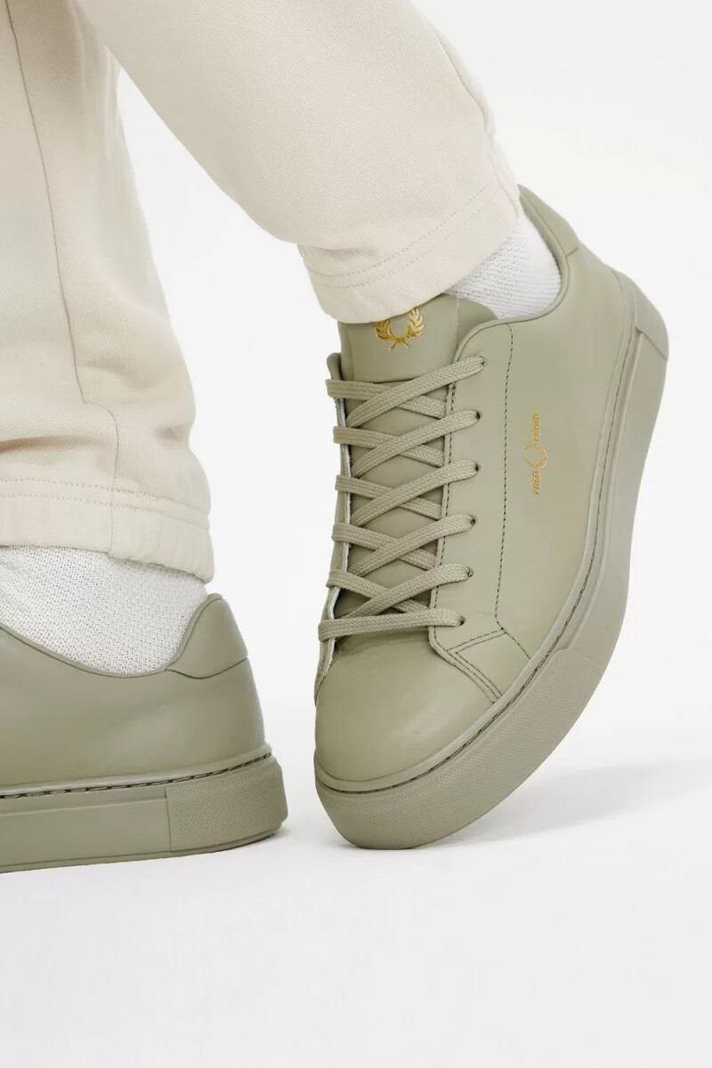 scarpe da tennis da uomo fred perry b71 grigio caldo oro