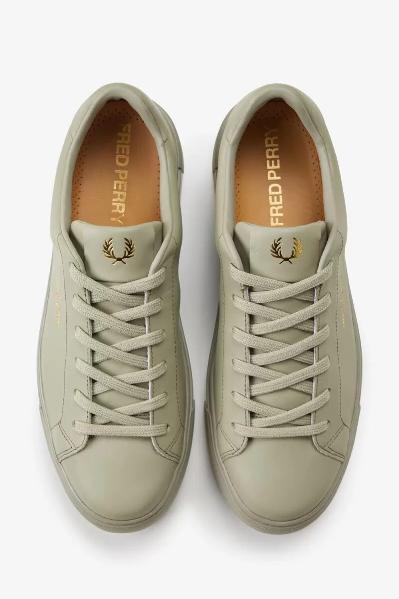 scarpe da tennis da uomo fred perry b71 grigio caldo oro