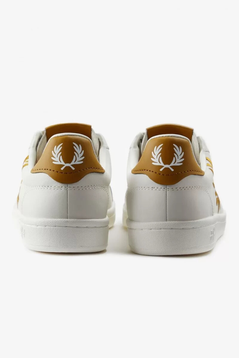 scarpe da tennis da uomo fred perry b721 color avorio