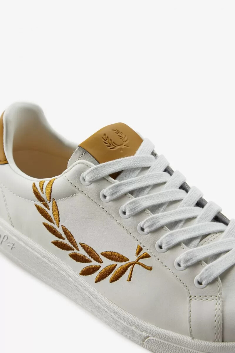 scarpe da tennis da uomo fred perry b721 color avorio