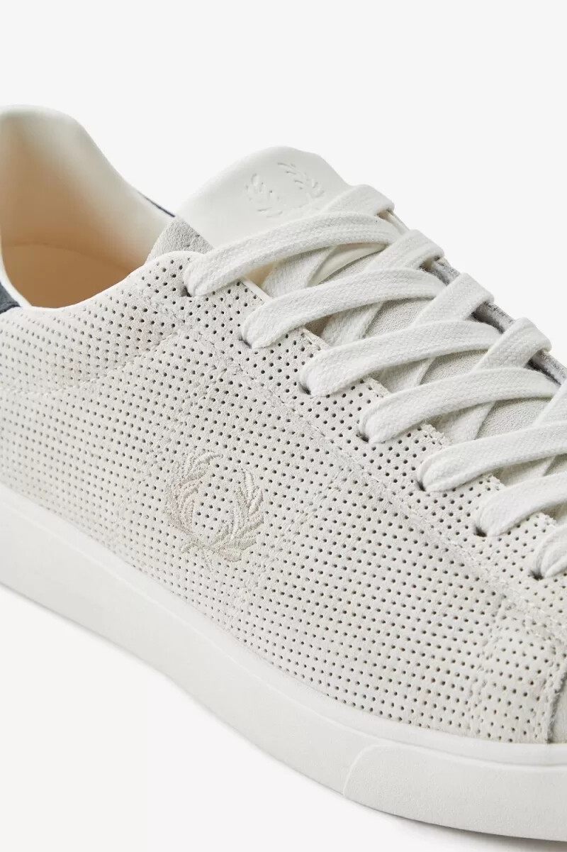scarpe da tennis da uomo fred perry spencer snow white oatmeal