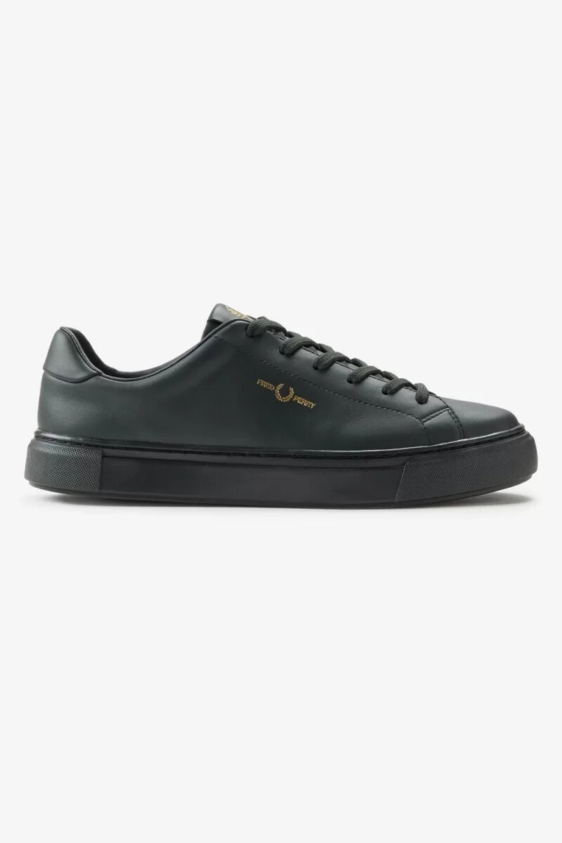 scarpe da tennis da uomo fred perry b71 verde notte oro