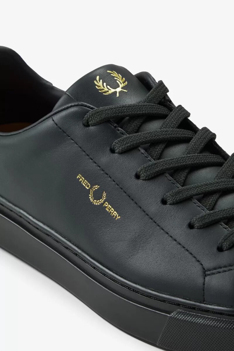 scarpe da tennis da uomo fred perry b71 verde notte oro
