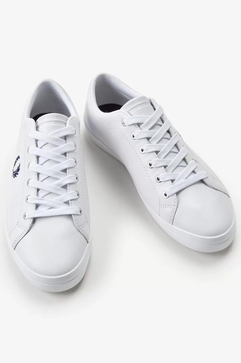 scarpe da tennis da uomo fred perry baseline bianche
