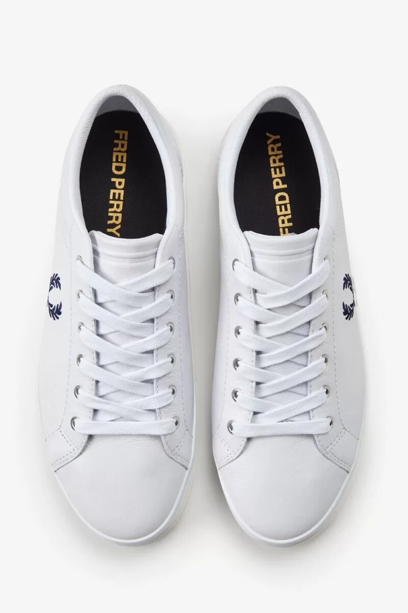 scarpe da tennis da uomo fred perry baseline bianche