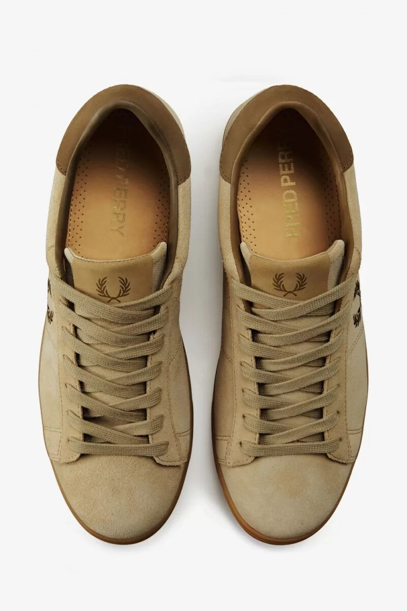 scarpe da tennis da uomo fred perry spencer verdi